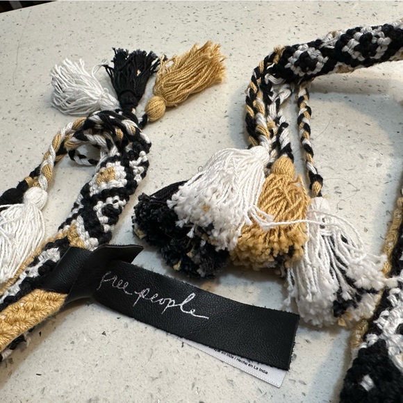 Free People Accessories - NWOT Free People belt - Bohemian tassel wrap belt